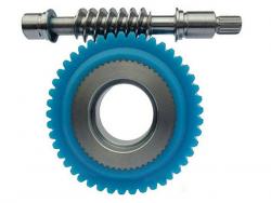 Plastic worm gear